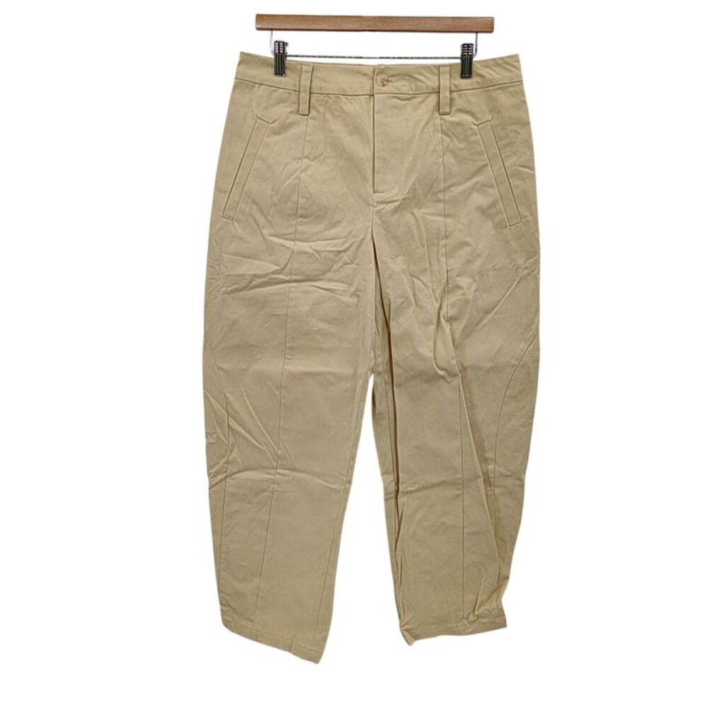 Ruti Women Twill Detail Oriented Tapered Pants French Beige 12